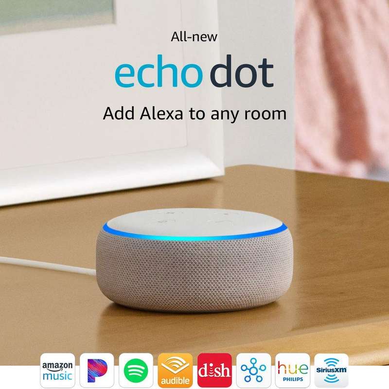 **GET IT BY CHRISTMAS**Amazon Echo Dot (3rd Gen) - Smart speaker with Alexa - Sandstone
