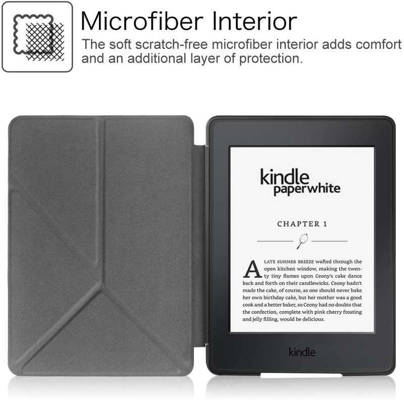 Fintie Origami Case for Kindle Paperwhite - Fits All Paperwhite Generations Prior to 2018 Black**...