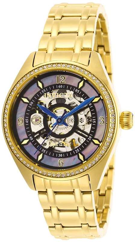 Invicta 26356 Women's Objet D Art Yellow Gold Bracelet Watch