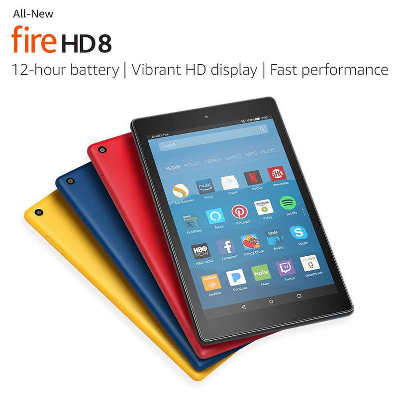 **IN STOCK NOW SHIPPING**Fire HD 8 Tablet with Alexa, 8" HD Display, 32 GB, Black- with Special O...