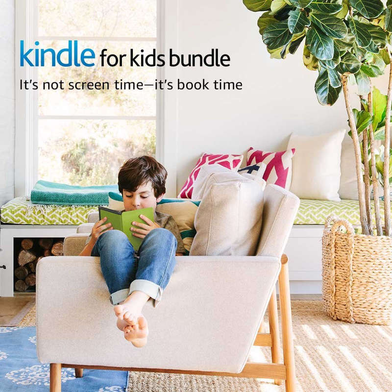 Kindle for Kids Bundle with the latest Kindle E-reader, Space Cover