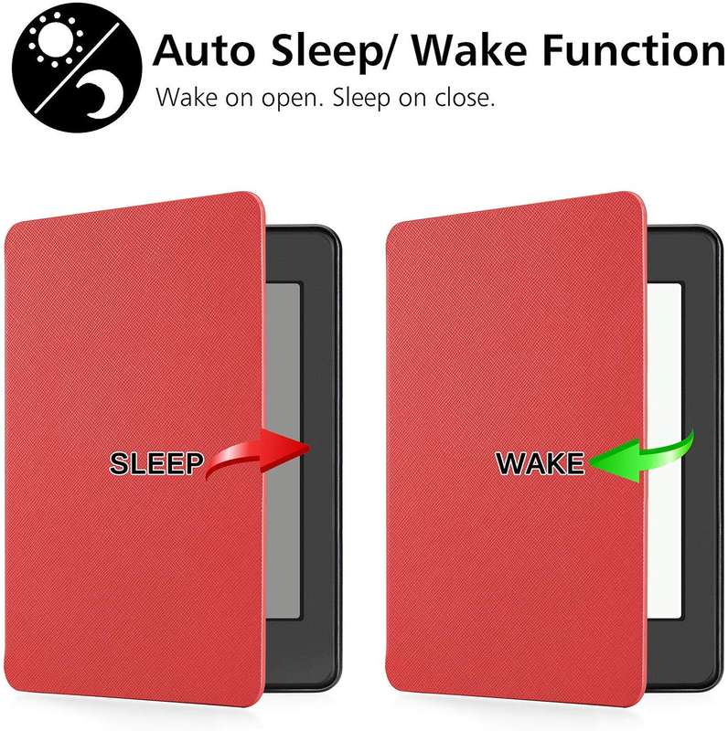 **IN STOCK NOW SHIPPING**Case Fits Kindle Paperwhite (10th Generation, 2018 Release)  Red