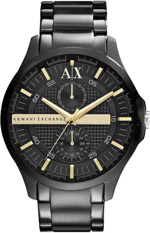 ARMANI EXCHANGE Black Dial Black PVD Men's Watch AX2121**IN STOCK**