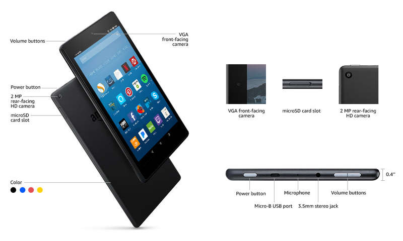 **IN STOCK NOW SHIPPING**Fire HD 8 Tablet with Alexa, 8" HD Display, 32 GB, Black- with Special O...