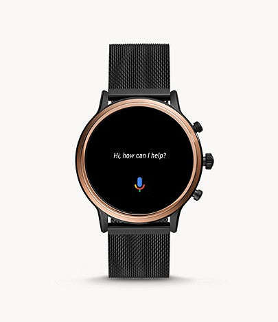 Fossil Gen 5 Carlyle  FTW6036 Stainless Steel Touchscreen Smartwatch with Speaker, Heart Rate, GP...