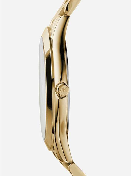 ***FREE SHIPPING***Michael Kors MK3179 Ladies Runway Gold-Tone Watch