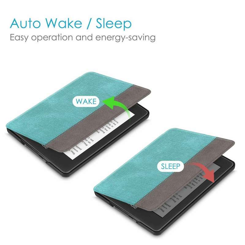 Fintie Case Fits Kindle Paperwhite (10th Generation, 2018 Release)Denim Turquoise*IN STOCK*