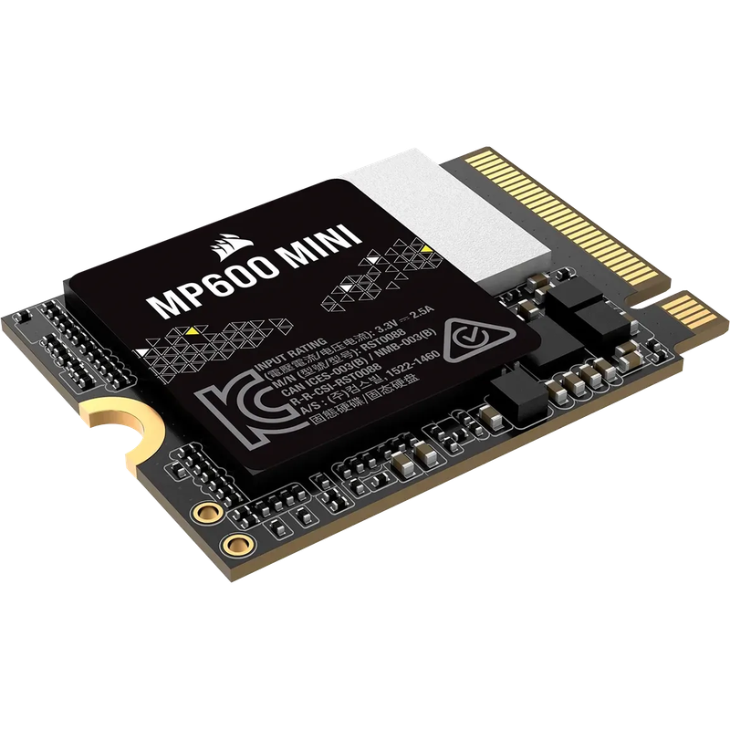 Corsair MP600 MINI 2TB M.2 NVMe PCIe Gen. 4 x4 SSD; Read Up To 5000MB/s; Write up to 3800MB/s