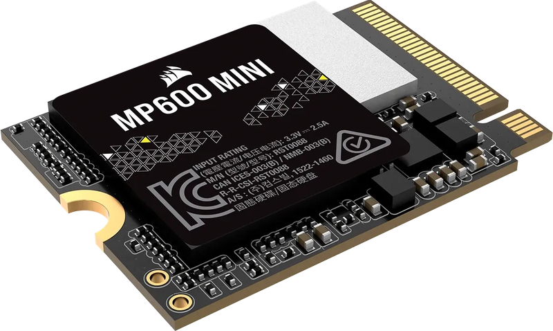 Corsair MP600 MINI 1TB M.2 NVMe PCIe Gen. 4 x4 SSD; Read Up To 4800MB/s; Write up to 4800MB/s