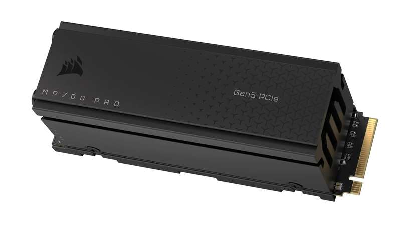 Corsair MP700 PRO 2TB M.2 NVMe PCIe Gen. 5 x4 SSD with Cooler; Read Up To 12 400MB/s; Write up to...
