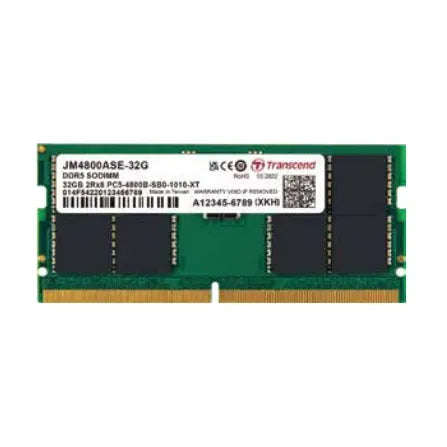 TRANSCEND JET MEMORY 16 GB DDR5-4800 SO-DIMM 1RX8 CL40  (2Gx8)x8