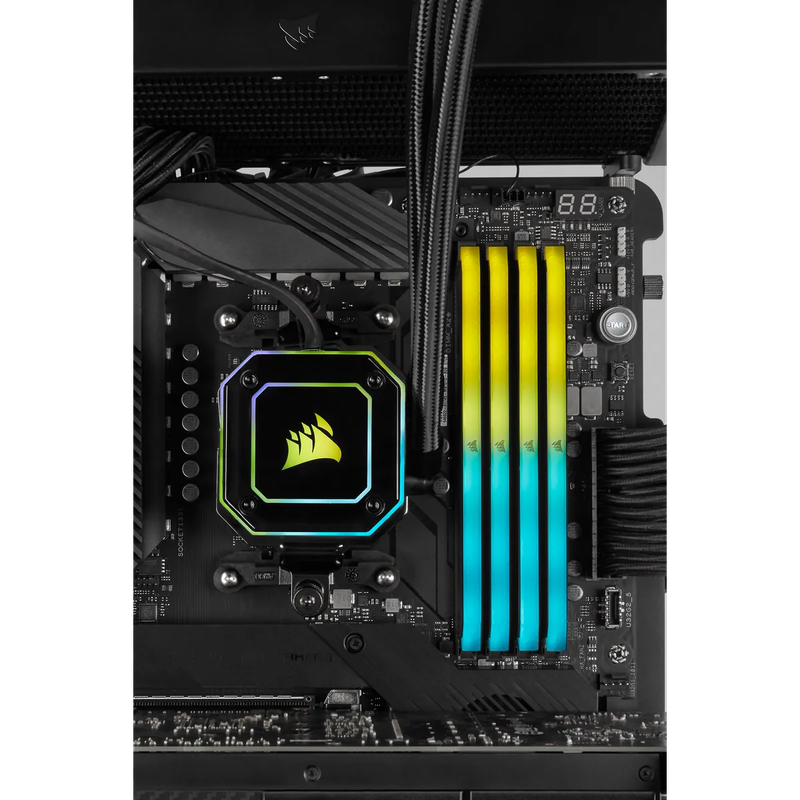 Corsair VENGEANCE RGB RS 16GB (1x16GB) DDR4 3600MHz C18 Memory Module - Black