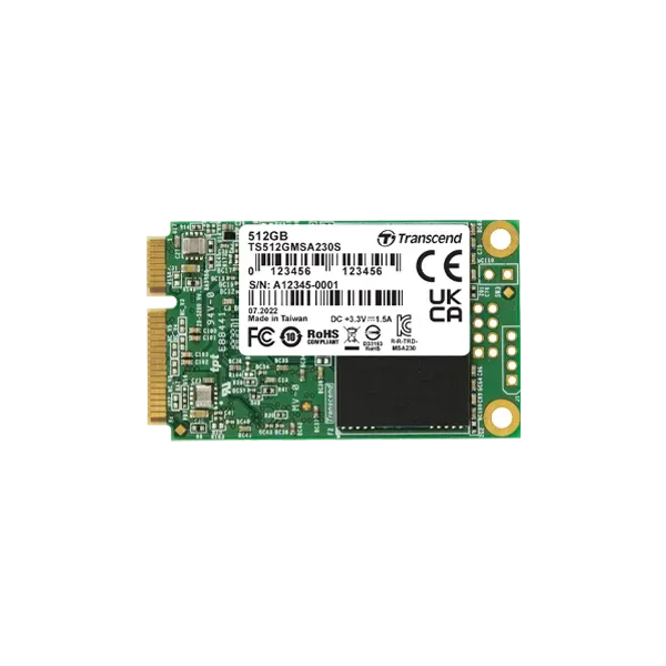 TRANSCEND 512GB MSA230 MSATA SSD