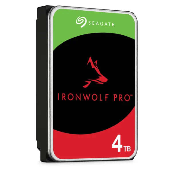 Seagate Ironwolf Pro ST4000NT001 4TB 3.5'' HDD NAS Drives 7200 RPM; SATA 6GB/s Interface; 256MB C...
