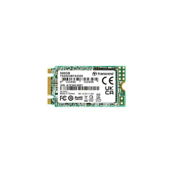 TRANSCEND 500GB MTS425S M.2 SATA 3 2242 SSD - CACHELESS TLC