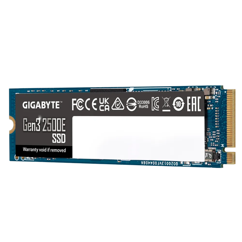 Gigabyte NVMe SSD 1TB - PCIe3 - Read 2400 MB/s; Write 1800MB/s - 240TBW or 3  years warranty