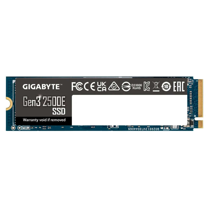 Gigabyte NVMe SSD 1TB - PCIe3 - Read 2400 MB/s; Write 1800MB/s - 240TBW or 3  years warranty