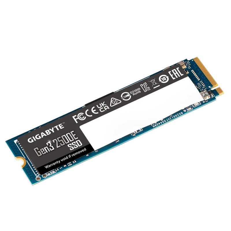 Gigabyte NVMe SSD 1TB - PCIe3 - Read 2400 MB/s; Write 1800MB/s - 240TBW or 3  years warranty