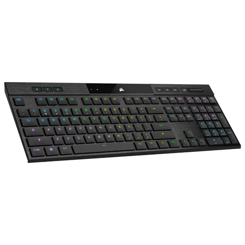 Corsair K100 AIR WIRELESS RGB Ultra-Thin Mechanical Gaming Keyboard - CHERRY MX Ultra Low Profile...