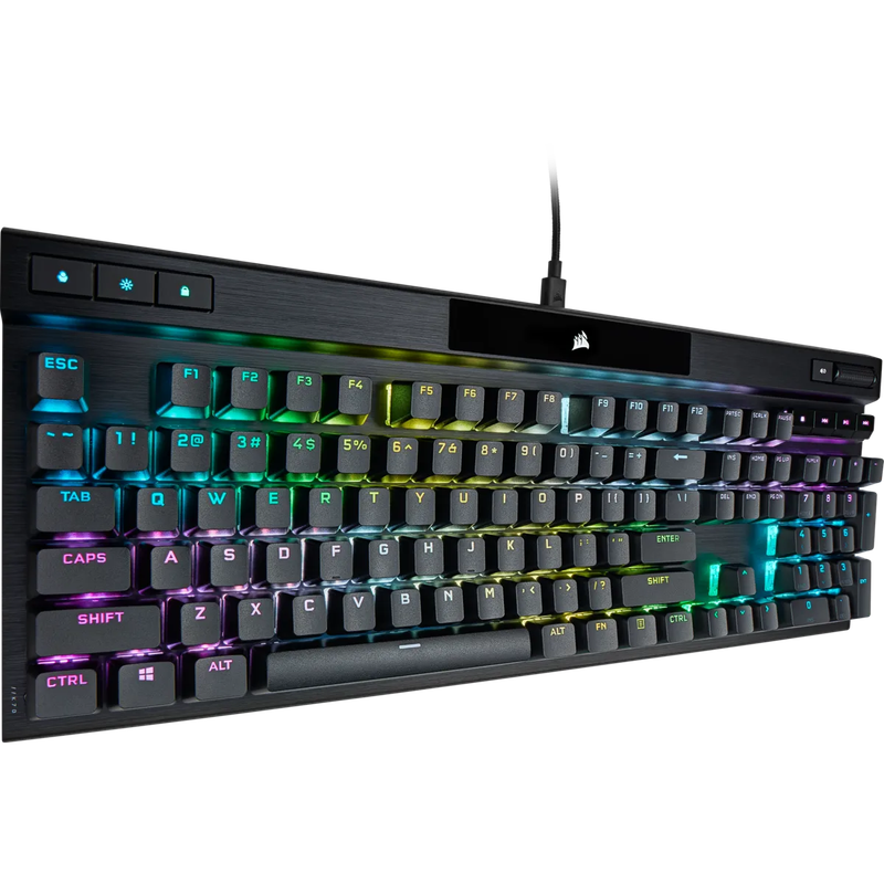 Corsair K70 PRO RGB Optical-Mechanical Gaming Keyboard - Corsair OPX switches - Black