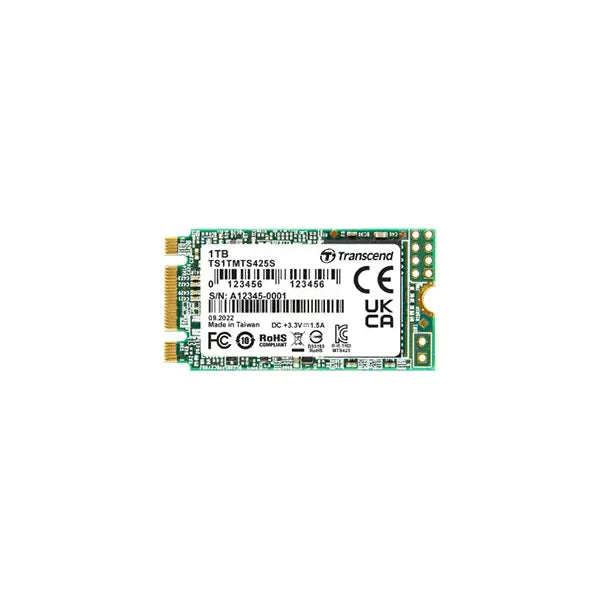 TRANSCEND 1 TB MTS425S M.2 SATA 3 2242 SSD 3D NAND - CACHELESS