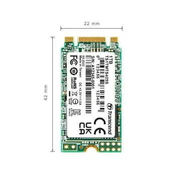 TRANSCEND 1 TB MTS425S M.2 SATA 3 2242 SSD 3D NAND - CACHELESS