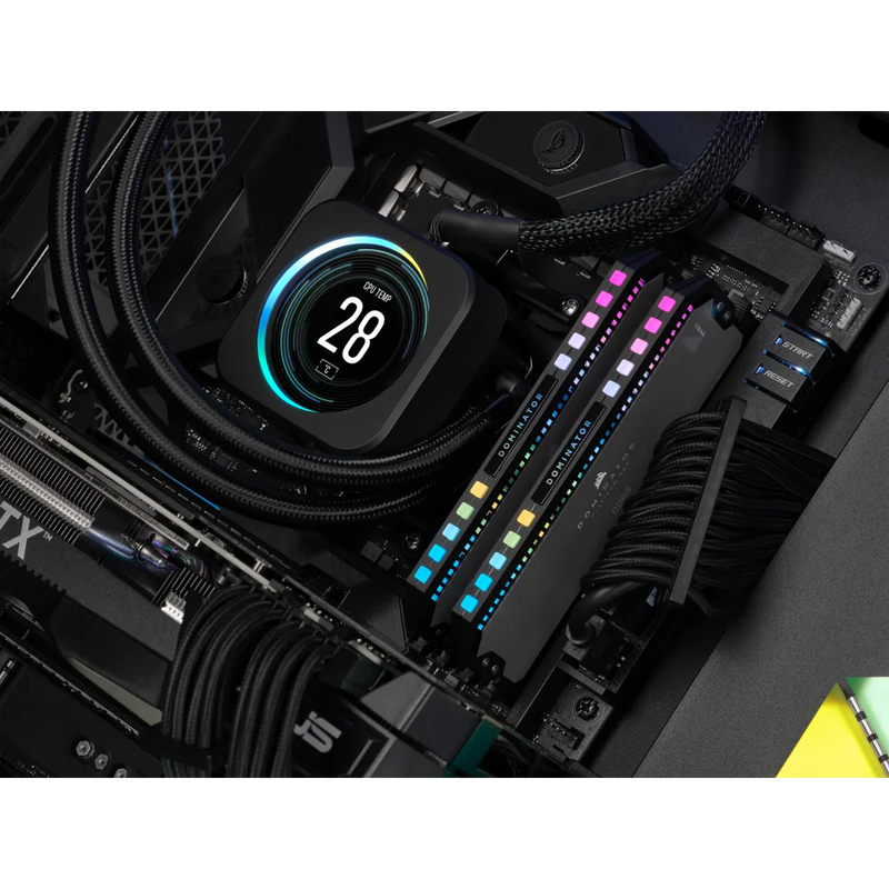CORSAIR DOMINATOR RGB DDR5 32GB (2 x 16GB) DDR5 6000 CL30-36-36-76 1.40V Intel XMP & AMD EXPO - G...