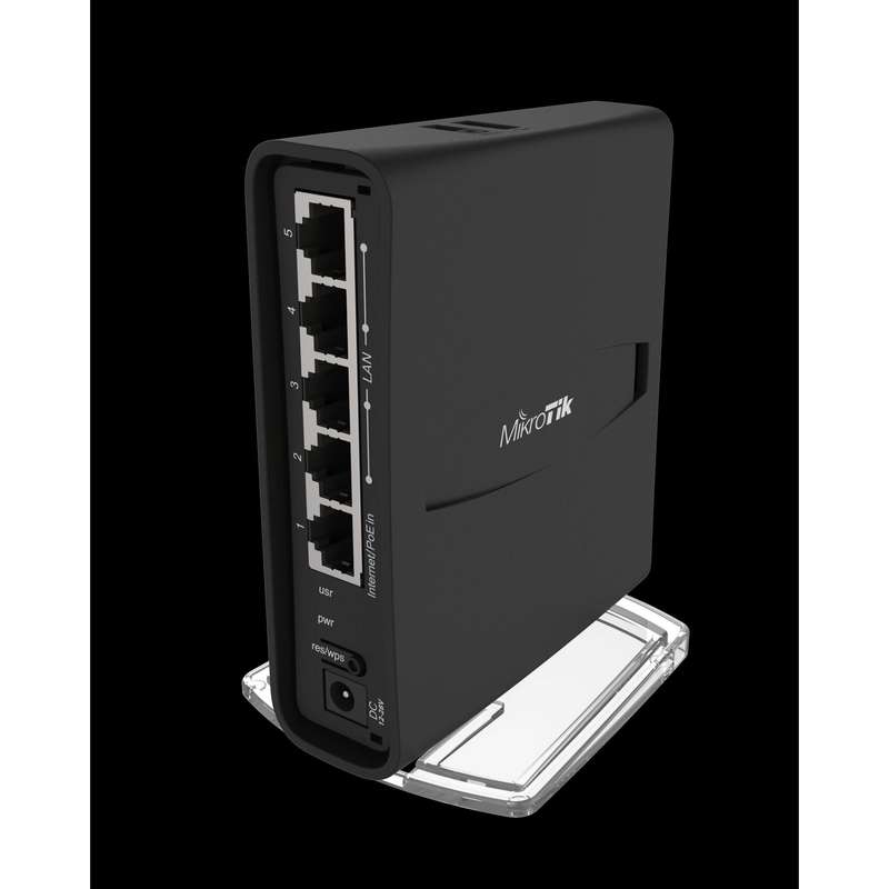 MikroTik hAP ac2 WiFi 5 Gigabit Router with 5 GbE ports | RBD52G-5HacD2HnD-TC