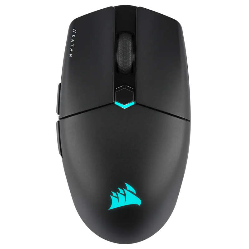 Corsair KATAR ELITE Wireless Ultra-Light Gaming Mouse; 26000 DPI; Black.