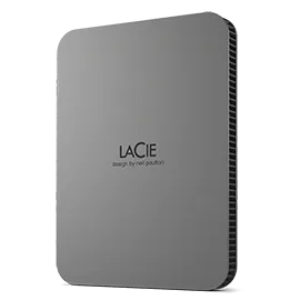 Seagate LaCie 4TB; USB-C; USB 3.1; Aluminum enclosure; Silver