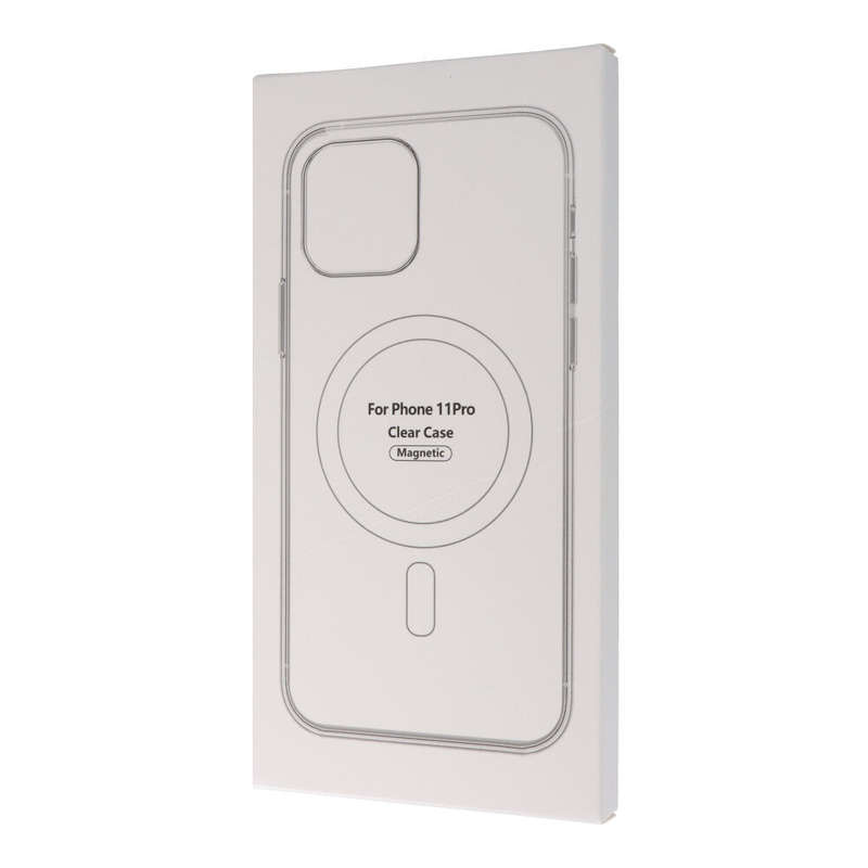 Clear MagSafe Anti-Shock TPU Case for iPhone 11 Pro with Box Packaging