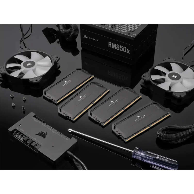 Corsair DOMINATOR RGB DDR5 32GB (2 x 16GB) DDR5 6400 CL32-40-40-84 1.40V Intel XMP - BLACK