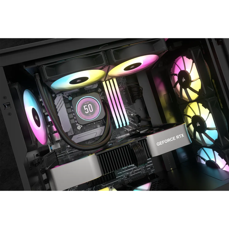 Corsair iCUE H100i ELITE LCD XT 240mm Liquid CPU Cooler AMD: AM5; AM3/4; sTRX4; sTR4 | Intel LGA:...