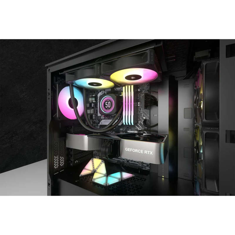 Corsair iCUE H100i ELITE LCD XT 240mm Liquid CPU Cooler AMD: AM5; AM3/4; sTRX4; sTR4 | Intel LGA:...
