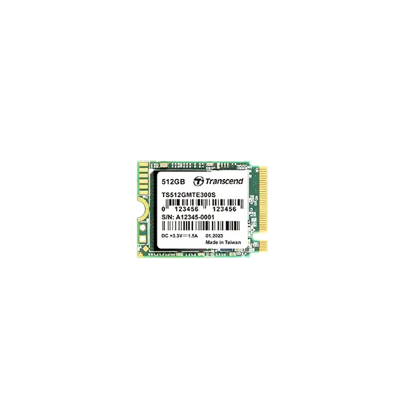 Transcend 512GB MTE300S PCI-E GEN 3x4 M.2 2230 SSD 3D NAND - 2000 MB/s Read 1100 MB/s Write - 200...
