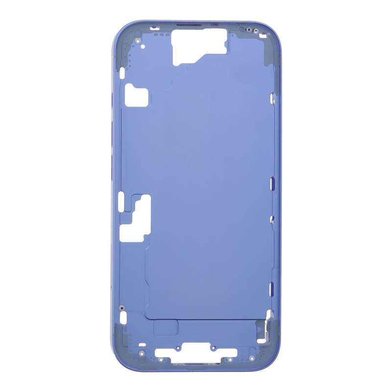 Middle Frame with Side Key+Side Rails+Card Tray+Speaker Anti-Dust Mesh for iPhone 16 European Ver...