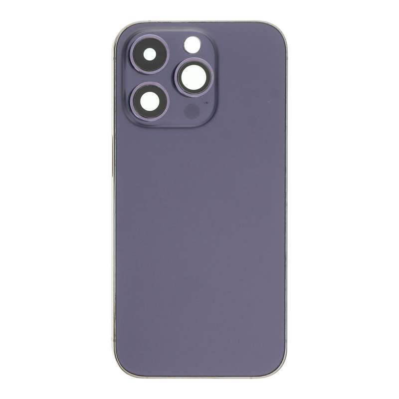 Middle Frame + Battery Door + Back Camera Lens and Bezel + Side Buttons + SIM Card Tray with Magn...