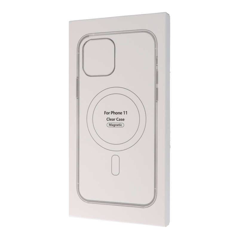 Clear MagSafe Anti-Shock TPU Case for iPhone 11 with Box Packaging