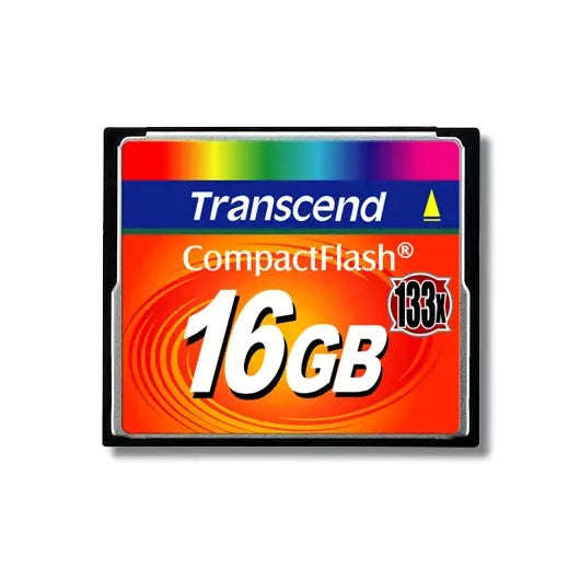 TRANSCEND 16GB COMPACT FLASH 133X