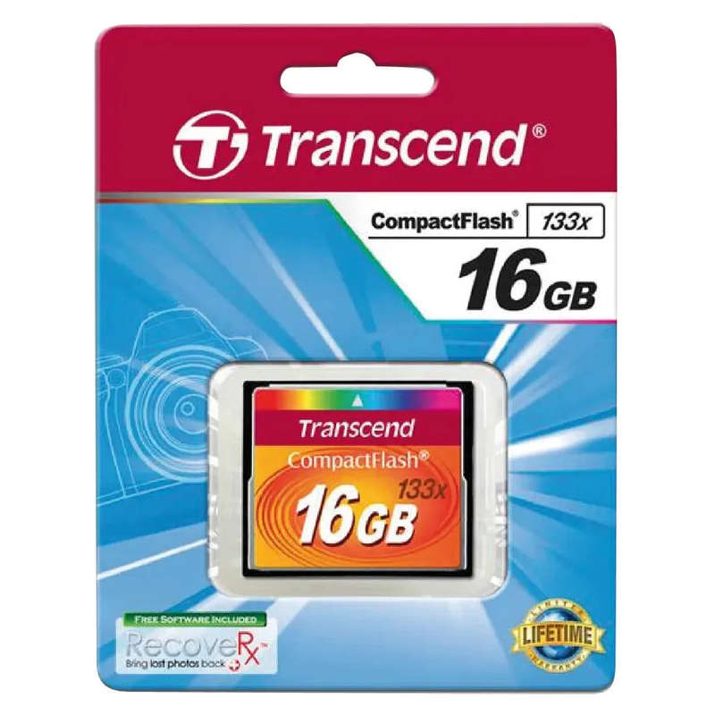 TRANSCEND 16GB COMPACT FLASH 133X