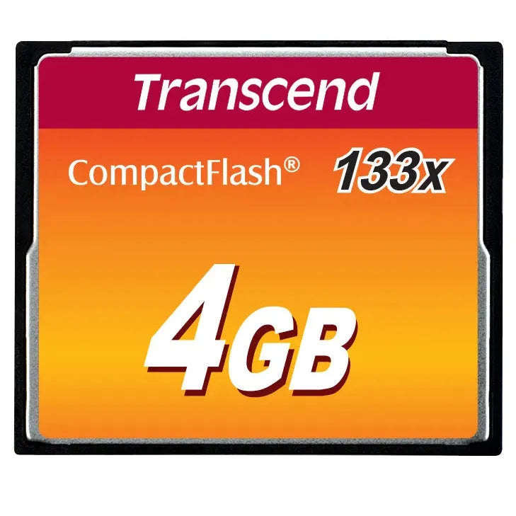 TRANSCEND 4GB COMPACT FLASH 133X
