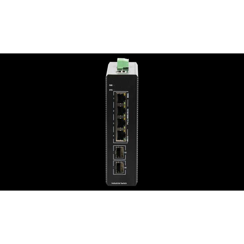 BDCOM 4 Port Gigabit Industrial PoE+ Switch With 2 SFP - Managed