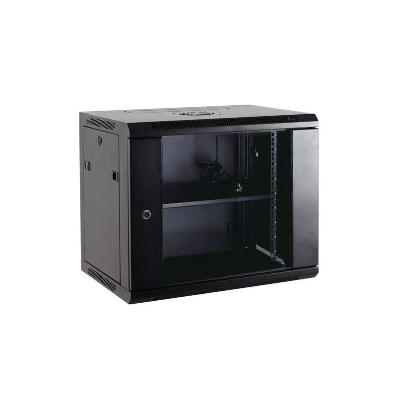 Acconet 9U Unassembled Fixed Wall Mount Box 450mm