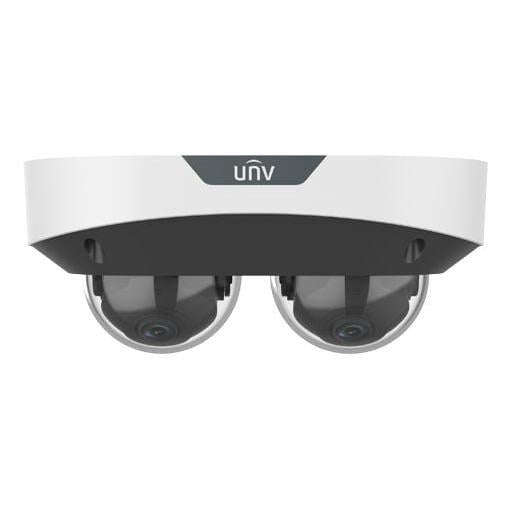UNV - Ultra H.265 - 2*2MP Dual-channel Non-Splicing Multiview Fixed IP Dome Camera