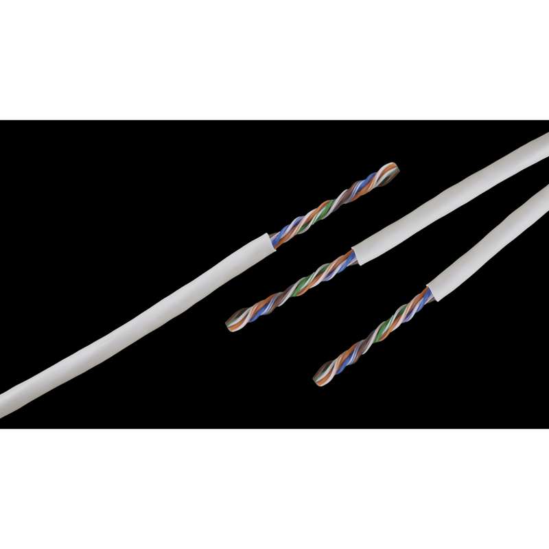 Acconet CAT6 Indoor Cable 100m PullBox CCA White | CAT6-100