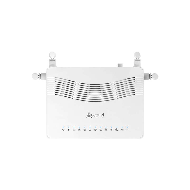 Acconet WiFi 6 xPON 4 Port Gigabit Wireless ONU/ONT