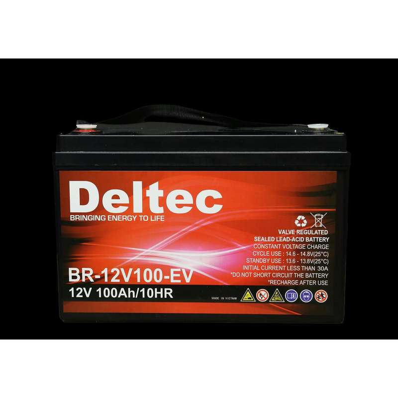 Deltec AMG 12V 100Ah Lead Acid  Battery | DT-12-100EV