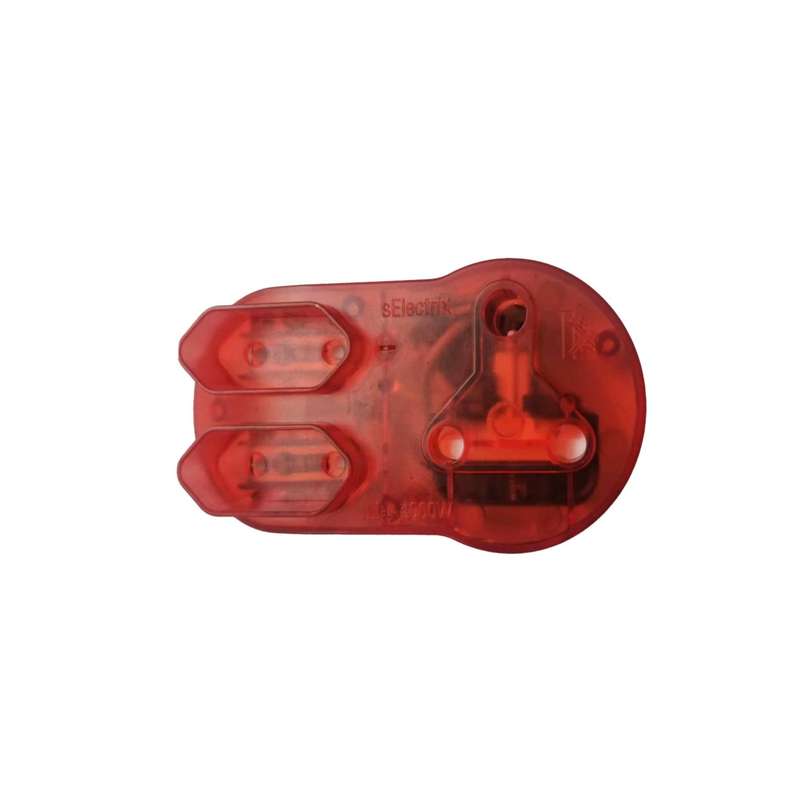 Acconet Surge Adaptor with 1x 16A SA and 2x 5A 2 Pin Sockets | AC-PLUG-SURGE-R