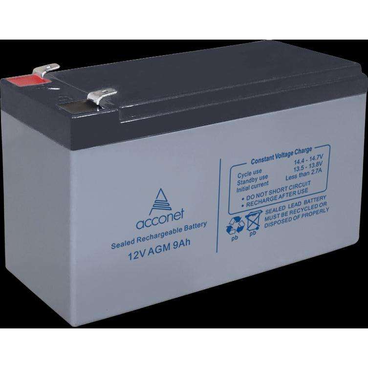 Acconet 12V AGM 9Ah Deep Cycle Battery | AC-BAT-VRLA-12V9AH