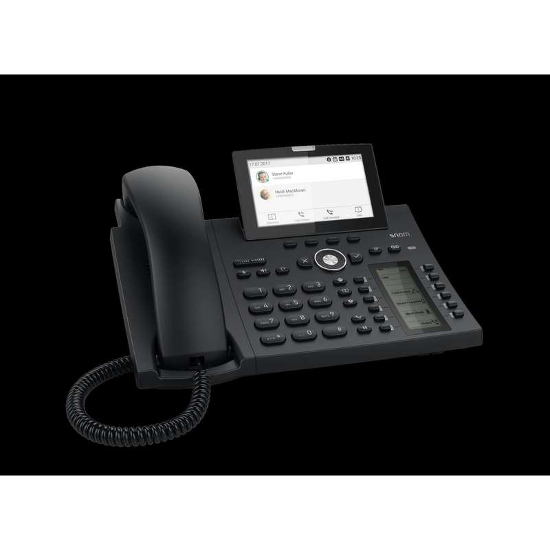 Snom D385 12-line Desktop SIP Phone - No PSU Included - Hi-Res Colour TFT Display - USB
